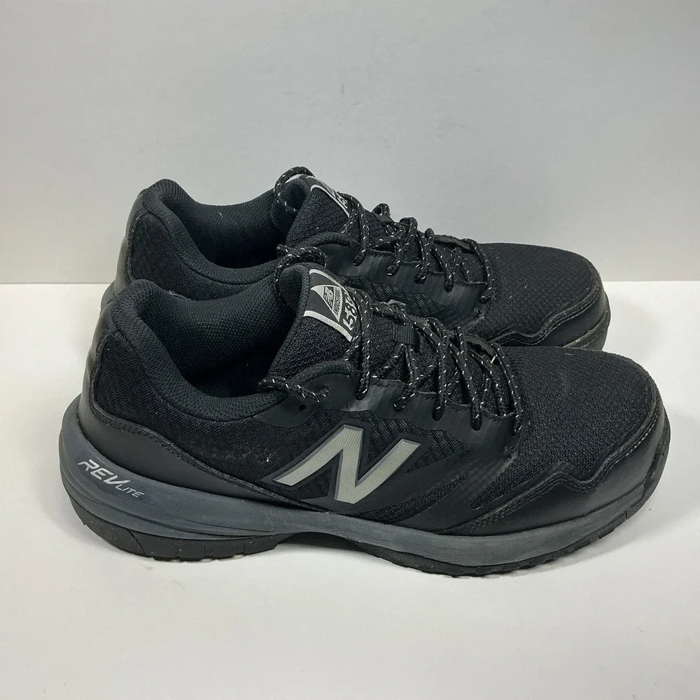 New Balance Mens Industrial 589 Work Shoe Sz 11 Black Composite Toe MID589G1